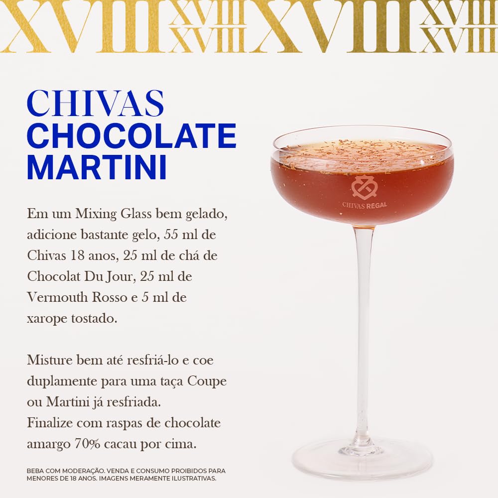 Chivas Regal 18 años Whisky Blended Scotch 750ml