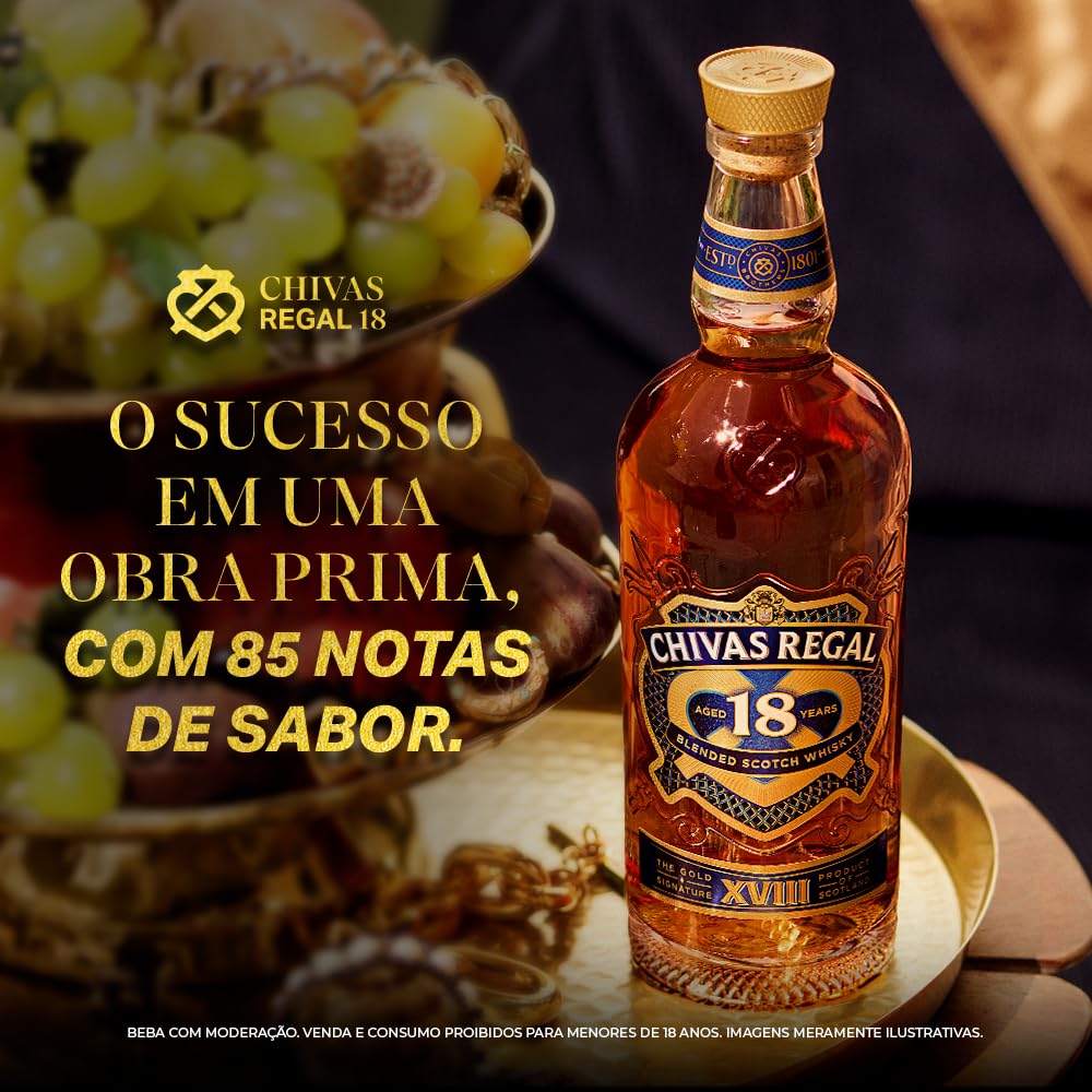 Chivas Regal 18 años Whisky Blended Scotch 750ml