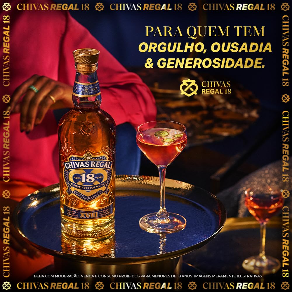 Chivas Regal 18 años Whisky Blended Scotch 750ml