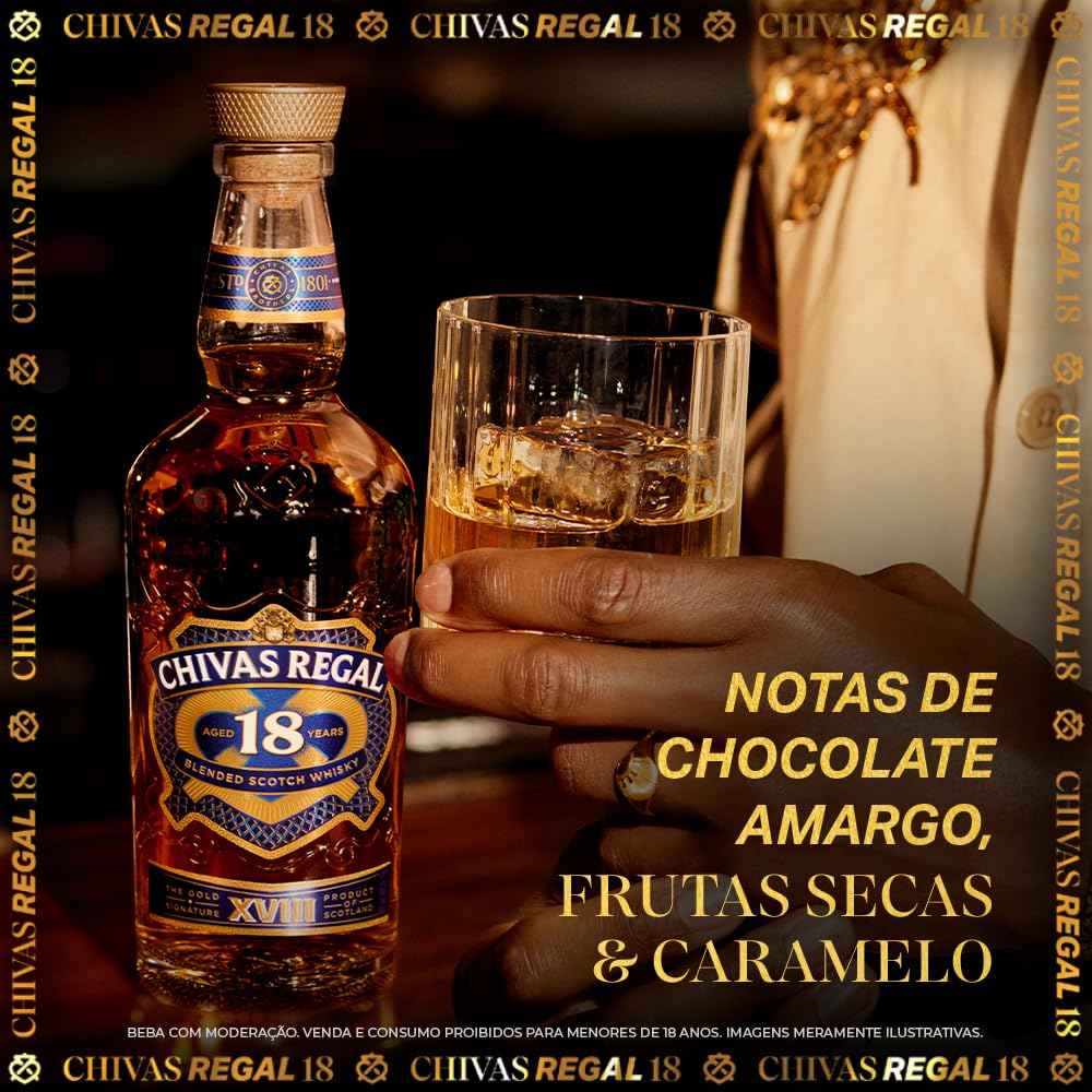 Chivas Regal 18 años Whisky Blended Scotch 750ml