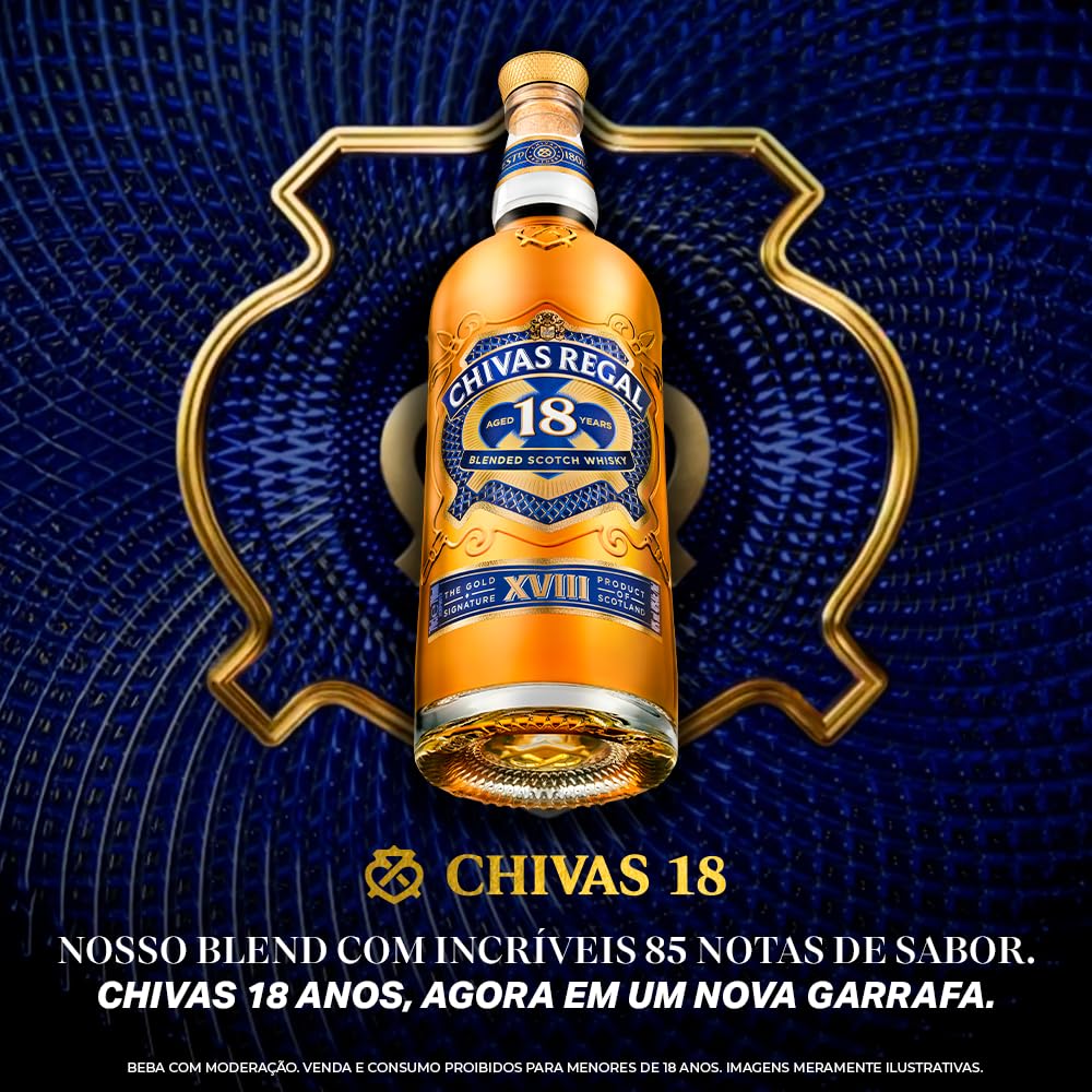 Chivas Regal 18 años Whisky Blended Scotch 750ml